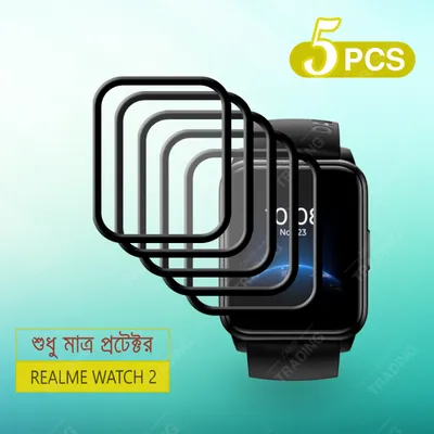 REALME WATCH 2 Screen Protector Full Coverage Anti Scratch Anti Fingerprint Automatic Scratch Repair Easy Install