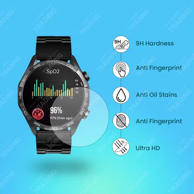 Haylou Solar 5 Smart Watch Screen Protector HD Clear Ultra Thin Full Coverage Scratch Resistant Fingerprint Resistant