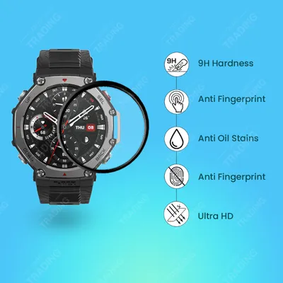 Amazfit T Rex 3 Smart Watch Full Coverage Plastic Screen Protector