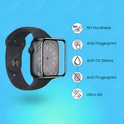 Apple Watch 41mm Smart Watch Full Coverage Plastic Screen Protector