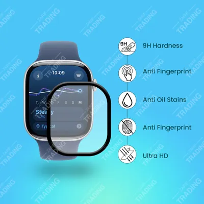 Apple Watch Series 10 42mm Watch Screen Protector HD Clear Ultra Thin PMMA Full Coverage Scratch and Fingerprint Resistant
