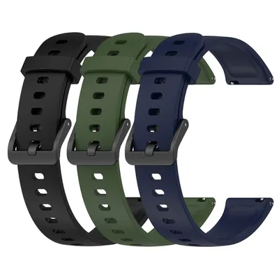 Realme Band 2 Silicone Replacement Strap Soft Adjustable Durable Wristband for Comfortable Fit