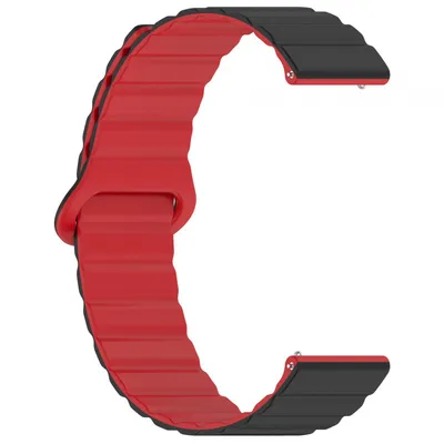22mm Magnetic Silicone Watch Band Soft Durable Universal Loop Strap for Smartwatches and Traditional Watches