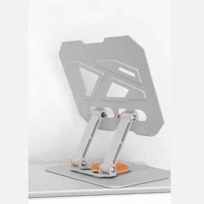 360 Degree Rotatable Adjustable Foldable Metal Tablet Stand Ergonomic Desktop Holder for iPad Samsung Xiaomi Huawei and All Android Tablets