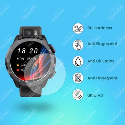 KOSPET Optimus 2 Smartwatch Tempered Glass Screen Protector 9H Hardness Ultra Clear Anti Scratch Anti Fingerprint Guard