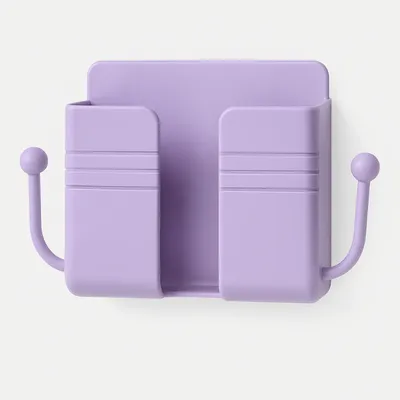 Wall Mounted Multipurpose Storage Box Small Medium Large Remote and Mobile Phone Holder Pen Organizer for Home and Office Multi Colour