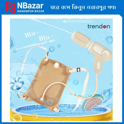 Water Shooting Toy Backpack for Kids