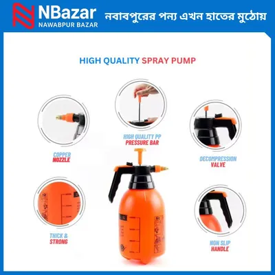High Pressure Garden Spray Pump 2 Liter For Home Gardening