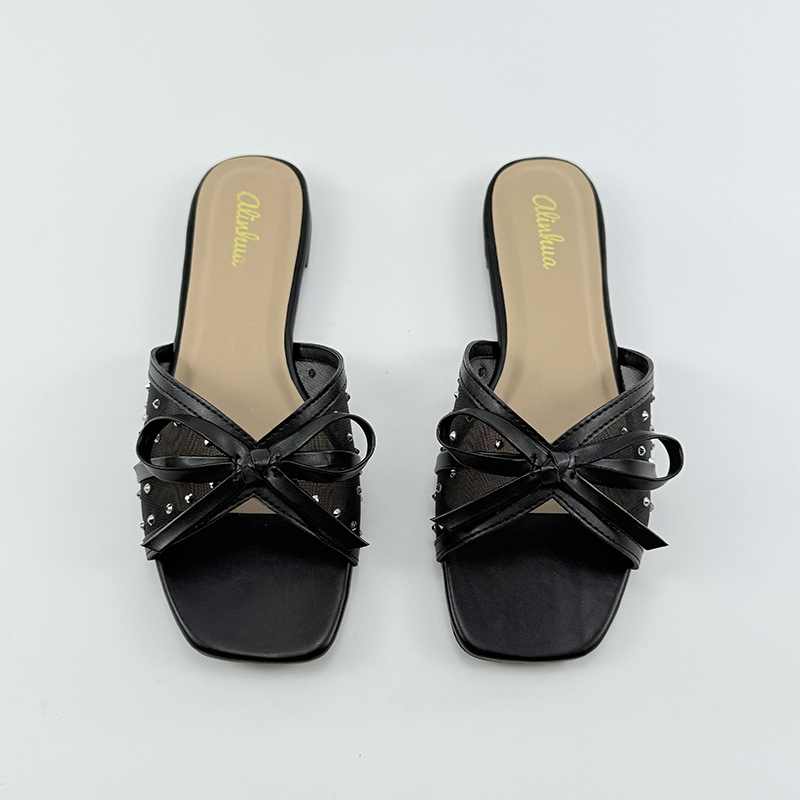 COMFORT PLUS BOW SLIDES