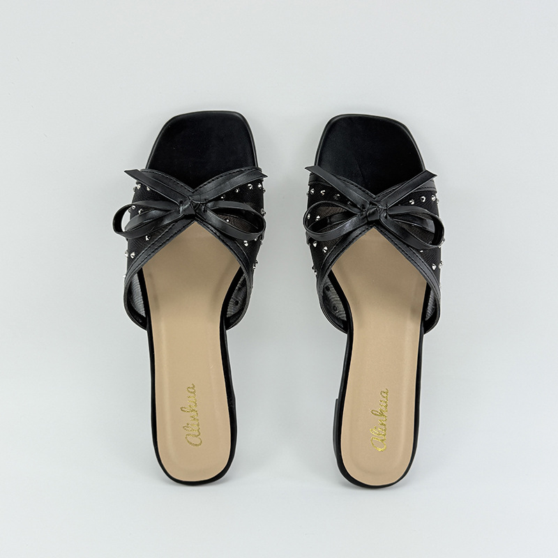 COMFORT PLUS BOW SLIDES