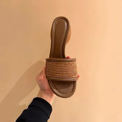 SANTORINI LOOM HEELS