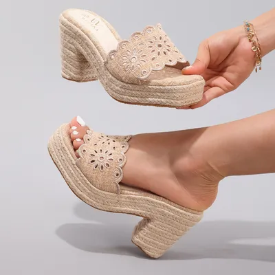 BOHO CHIC PLATFORM WEDGES