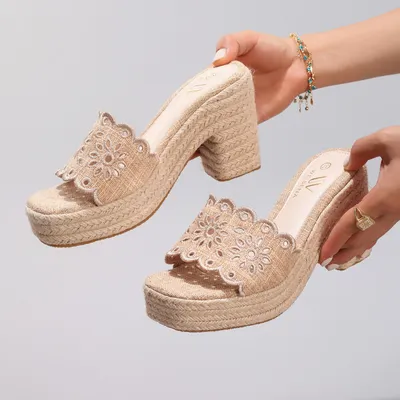 BOHO CHIC PLATFORM WEDGES