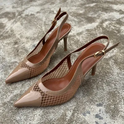 VERA MESH HEELS