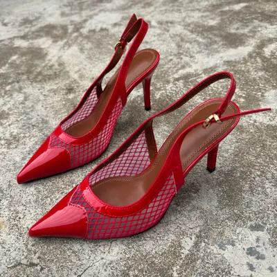 VERA MESH HEELS