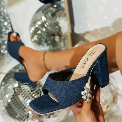 DENIM DIVA HEELS