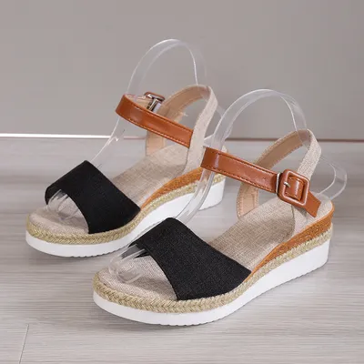LINEN LUXE WEDGES