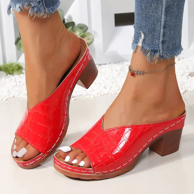 VALENTINA HEELED MULE