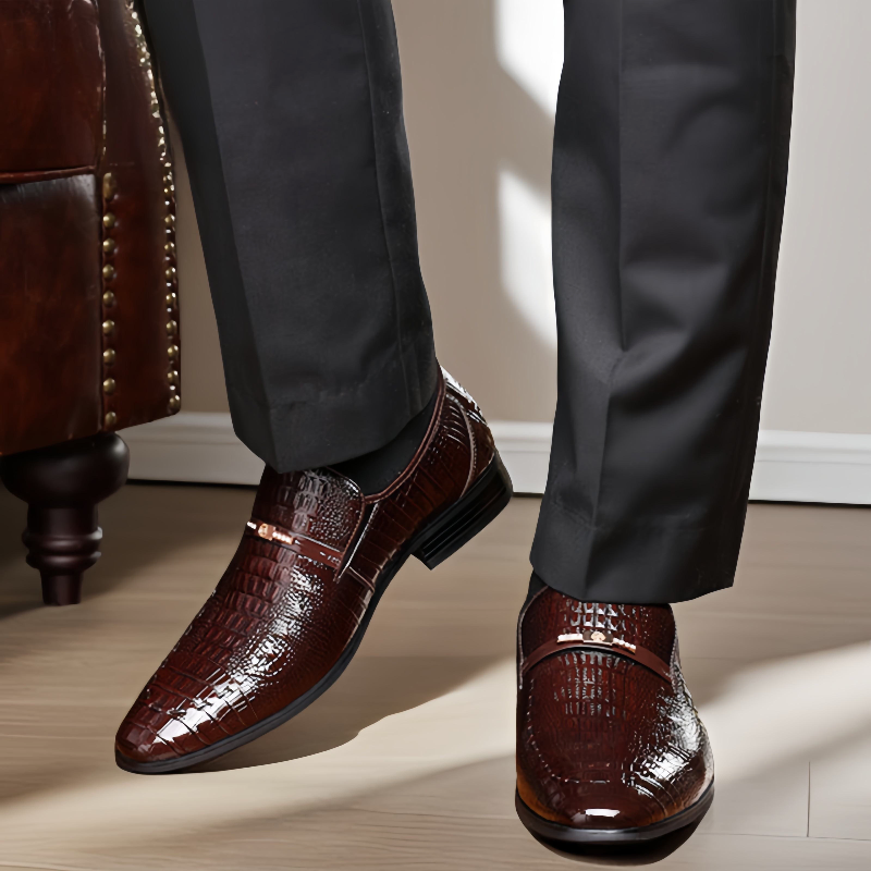 Gentle Leather Derby Shoes