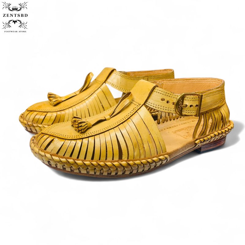 Handcrafted Leather Huarache Loafers