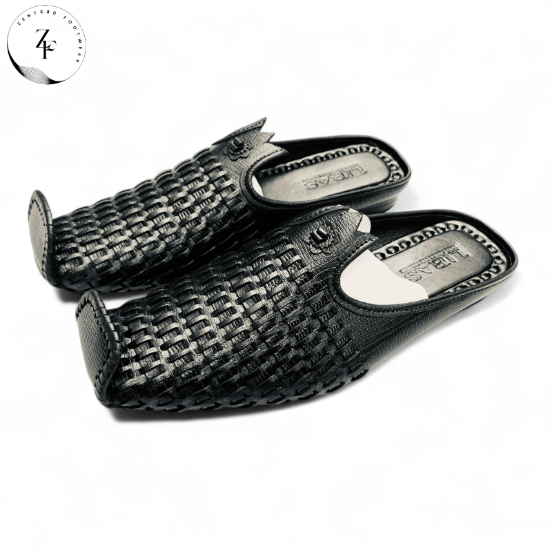 Pure leather narga sandals