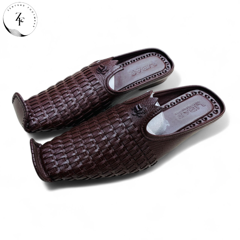Pure leather narga sandals