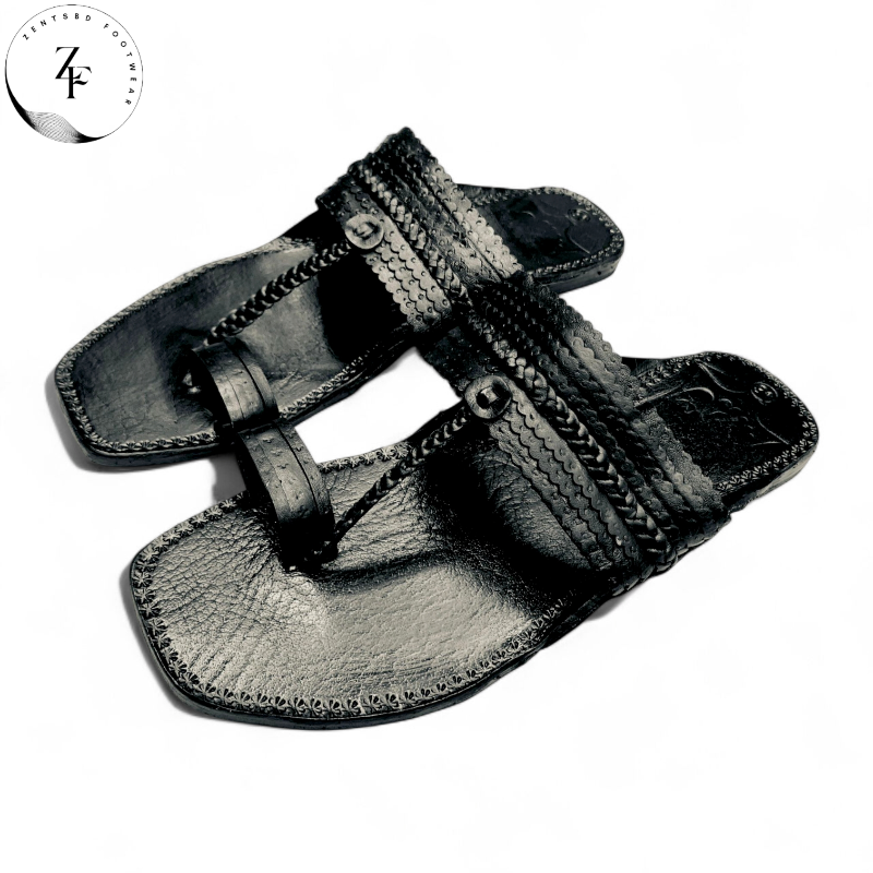 Habdcrafted leather choti sandals 