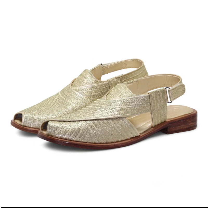 Genuine leather crafted kabuli sandals 