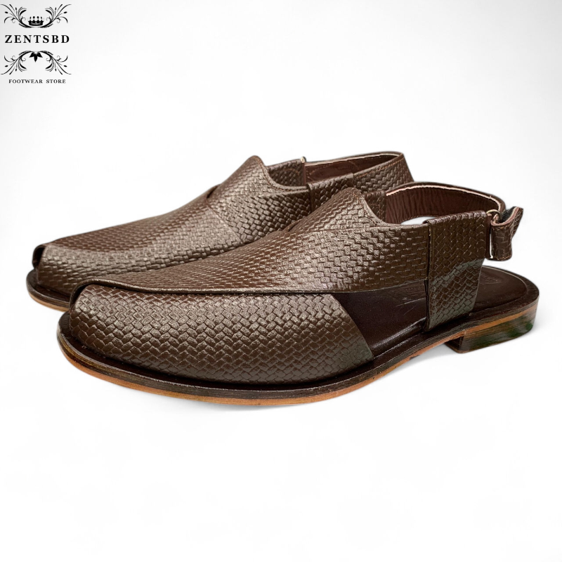 Genuine leather hand crafted kabuli sandals