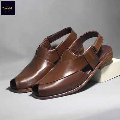 Pure leather hand crafted kabuli sandals 