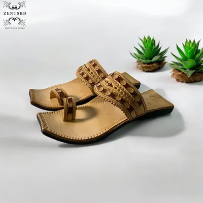 Purev leather handcrafted choti sandals
