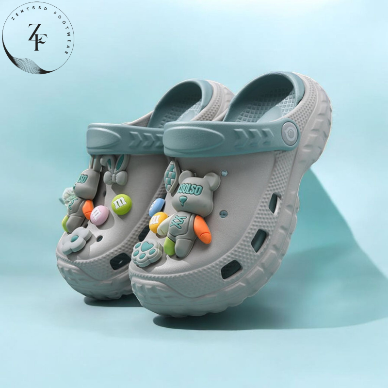 Cute Bunny Charm Clogs – Lightweight Slip-On Sandals with Soft Cushioning