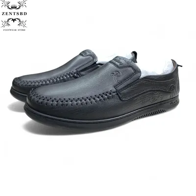 Men’s genuine  Leather Slip-On shoes 