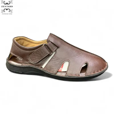 Men’s Brown Leather Casual Sandal