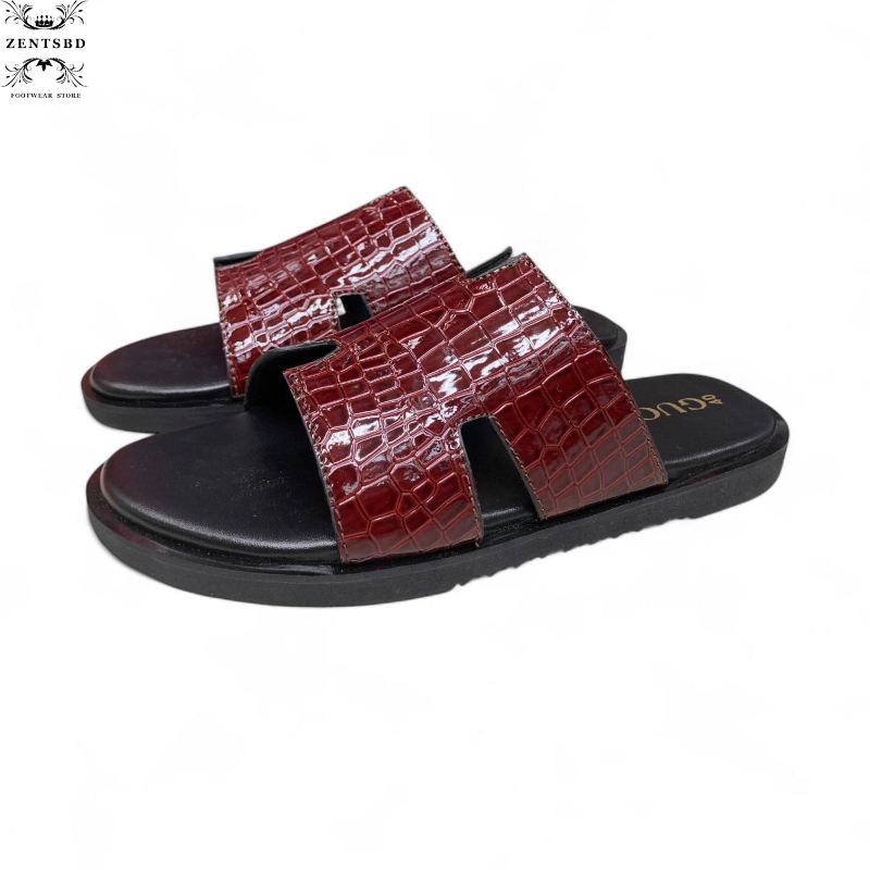 Classical  Patterned Comfort Slides