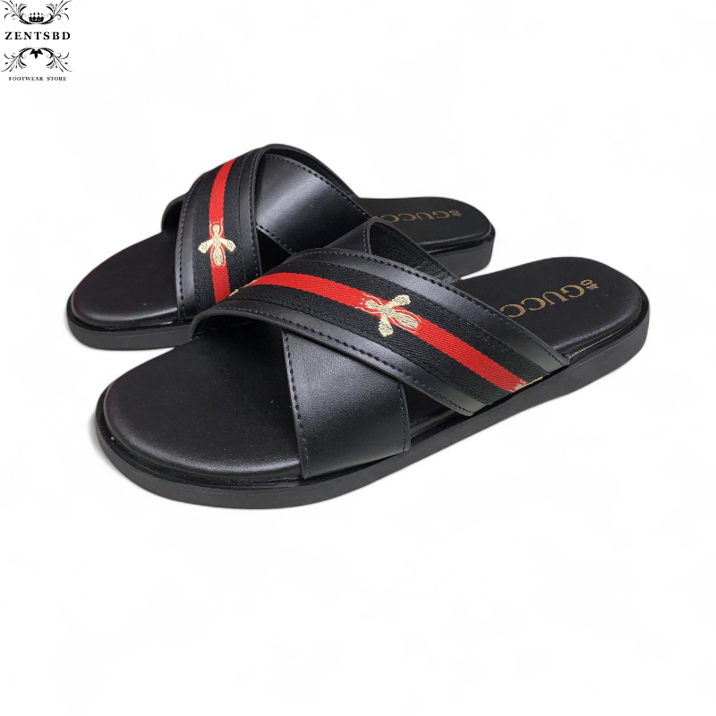 Classical Cross-Strap Designer Slides