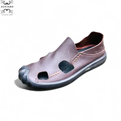 Pure leather sandals shoe