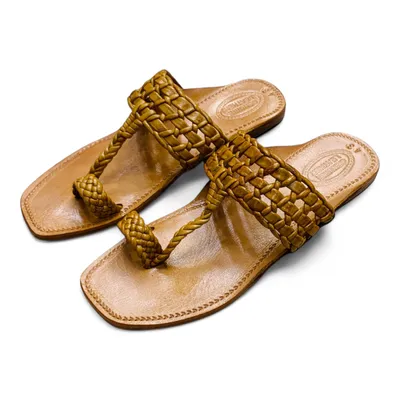 Purev leather handcrafted choti sandals