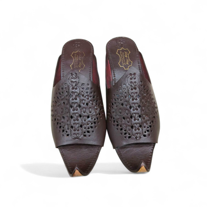 Genuine leather traditional nagra sandals
