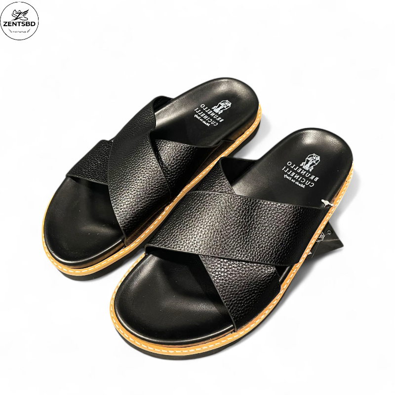 Brunello  Cross-Strap Comfort Sandals