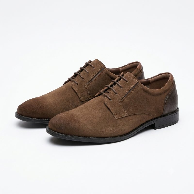Matt leather over sized formal shoes 