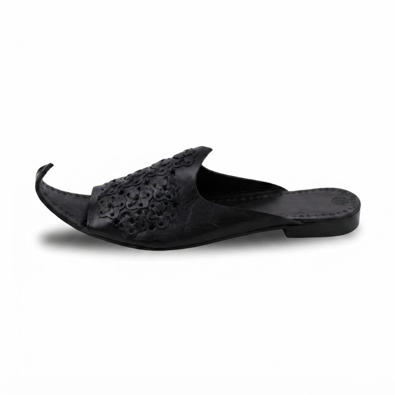 Pure Leather Nagra Mule Sandals 