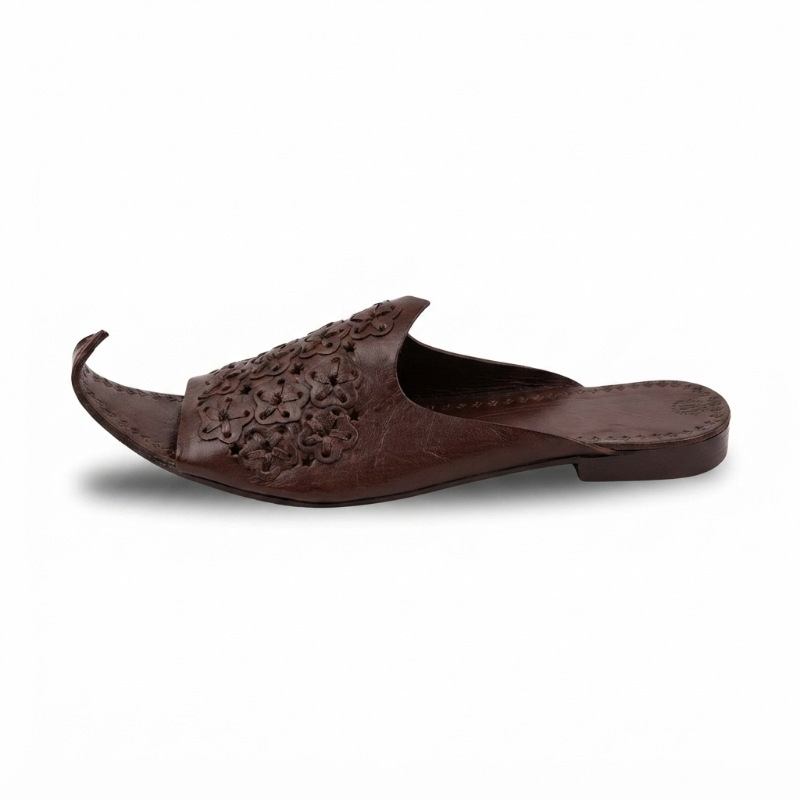 Pure Leather Nagra Mule Sandals 