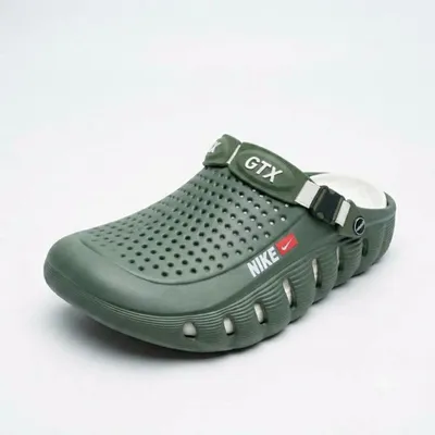 Premium Beige Comfort Clogs with Adjustable Heel Strap