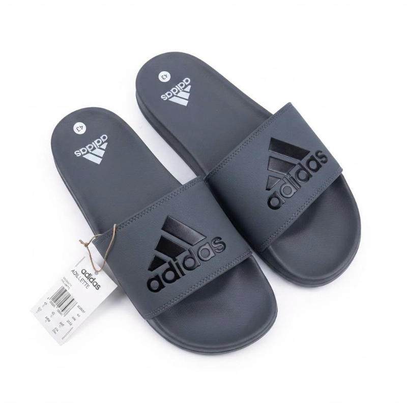Inspired Black & White Comfort Slides