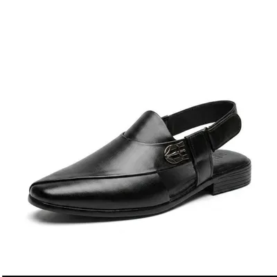 Men's Premium  Leather Slingback samdals