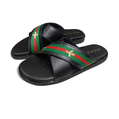 Classical Cross-Strap Designer Slides