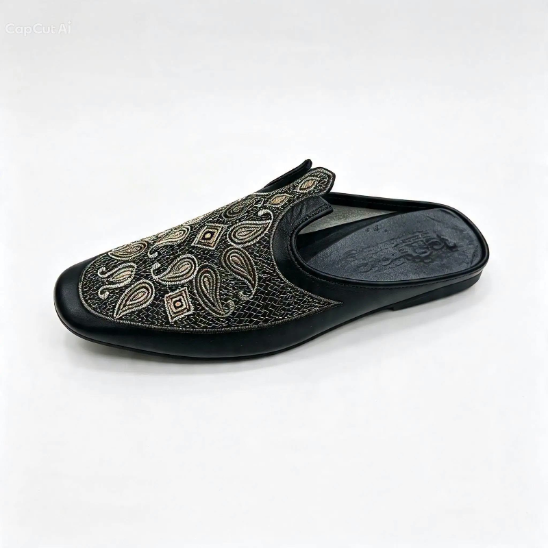 Genuine leather Embroidered Nagra