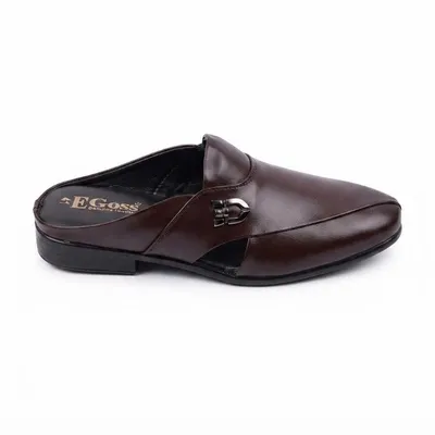 Genuine leather soft halfshoes 