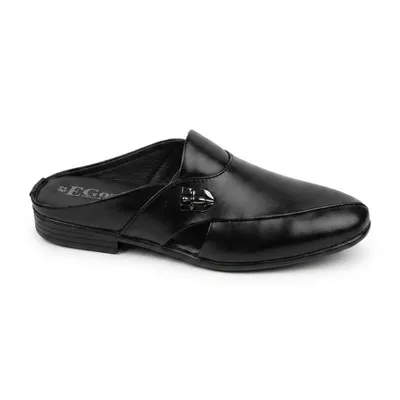 Genuine leather soft halfshoes 